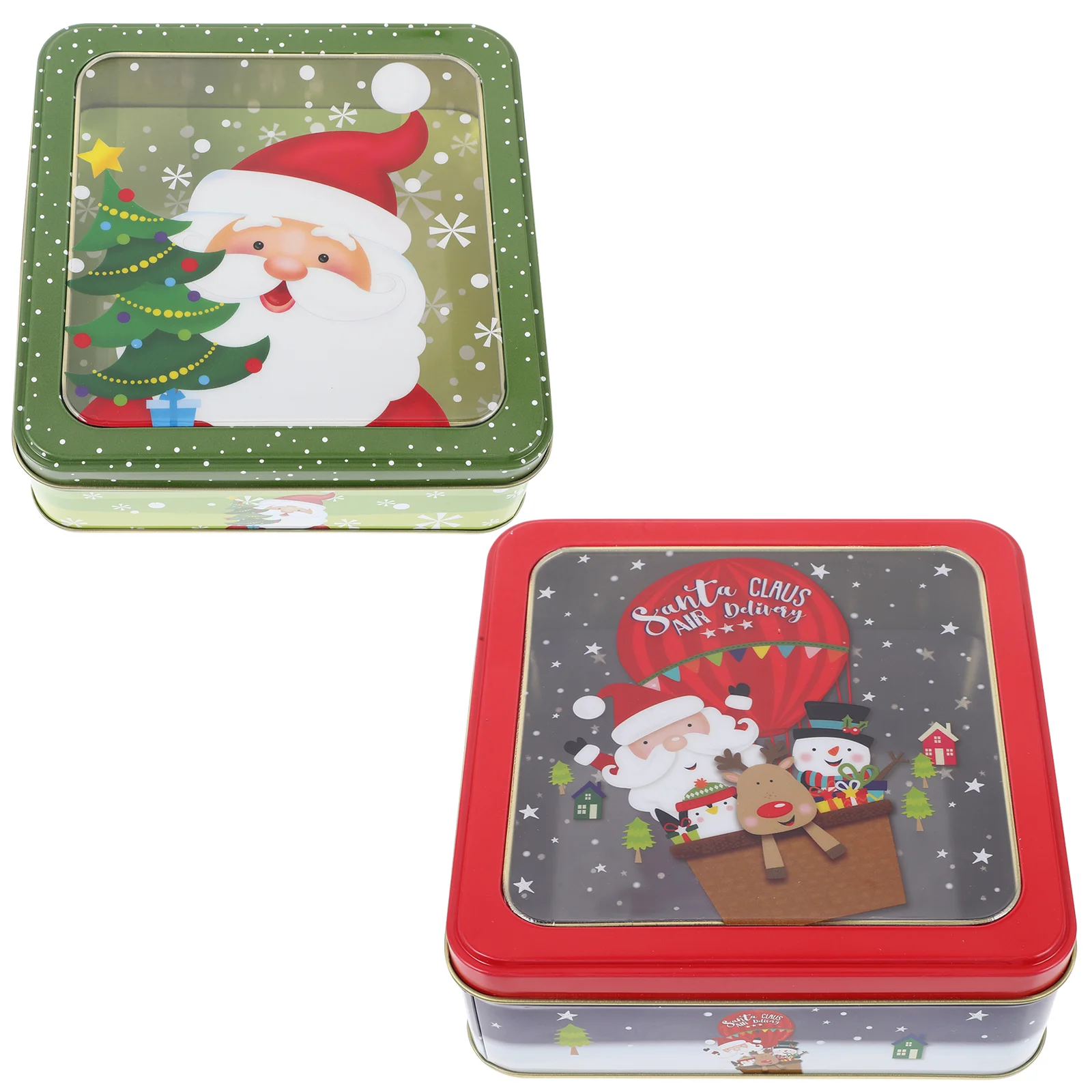 Christmas Themed Candy Boxes Xmas Mousse Cake Wrapping Christmas Square Tin Box Cookie Storage Box Gift Packing Boxes
Christmas Themed Candy Boxes Xmas Mousse Cake Wrapping Christmas Square Tin Box Cookie Storage Box Gift Packing Boxes
