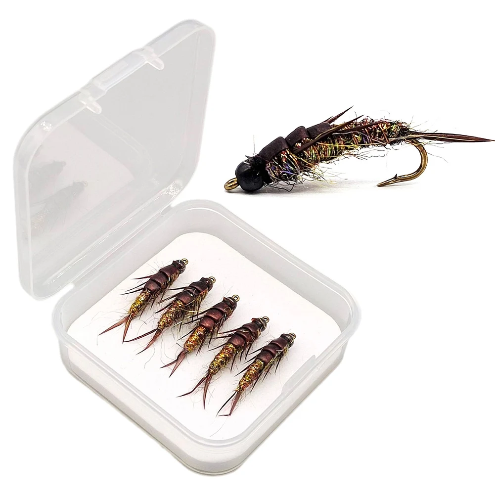 5 шт. крючок для ловли нахлыстом, Nymph Stonefly приманки муха Baits, крючки из высокоуглеродистой стали для ловли окуня, форели, серого, рыболовное снаряжение
5 шт. крючок для ловли нахлыстом, Nymph Stonefly приманки муха Baits, крючки из высокоуглеродистой стали для ловли окуня, форели, серого, рыболовное снаряжение
