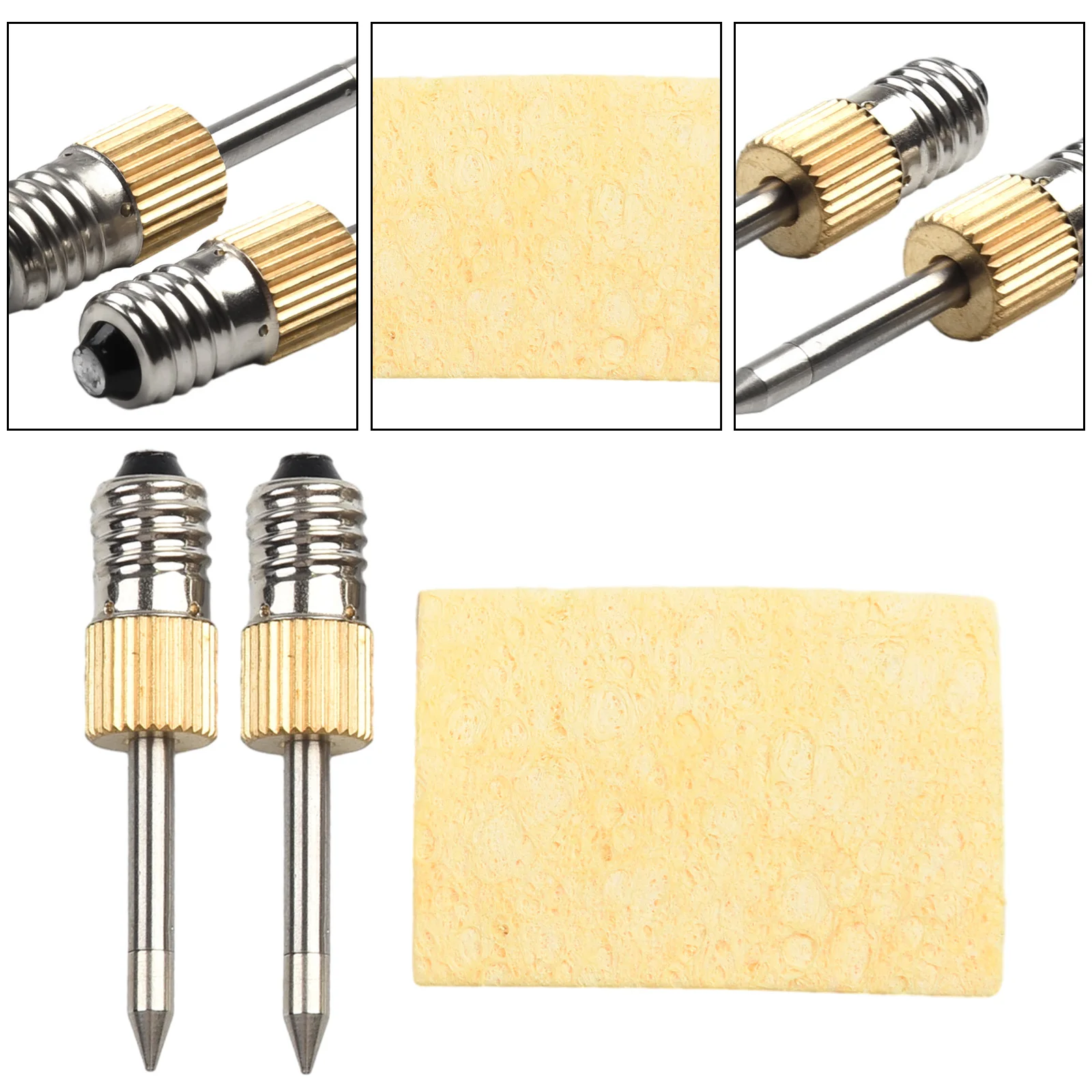 With Sponge Soldering Iron Tip Replacement Welding Head 50 Mm Accessories B C K Type E10 Interface High Quality
With Sponge Soldering Iron Tip Replacement Welding Head 50 Mm Accessories B C K Type E10 Interface High Quality