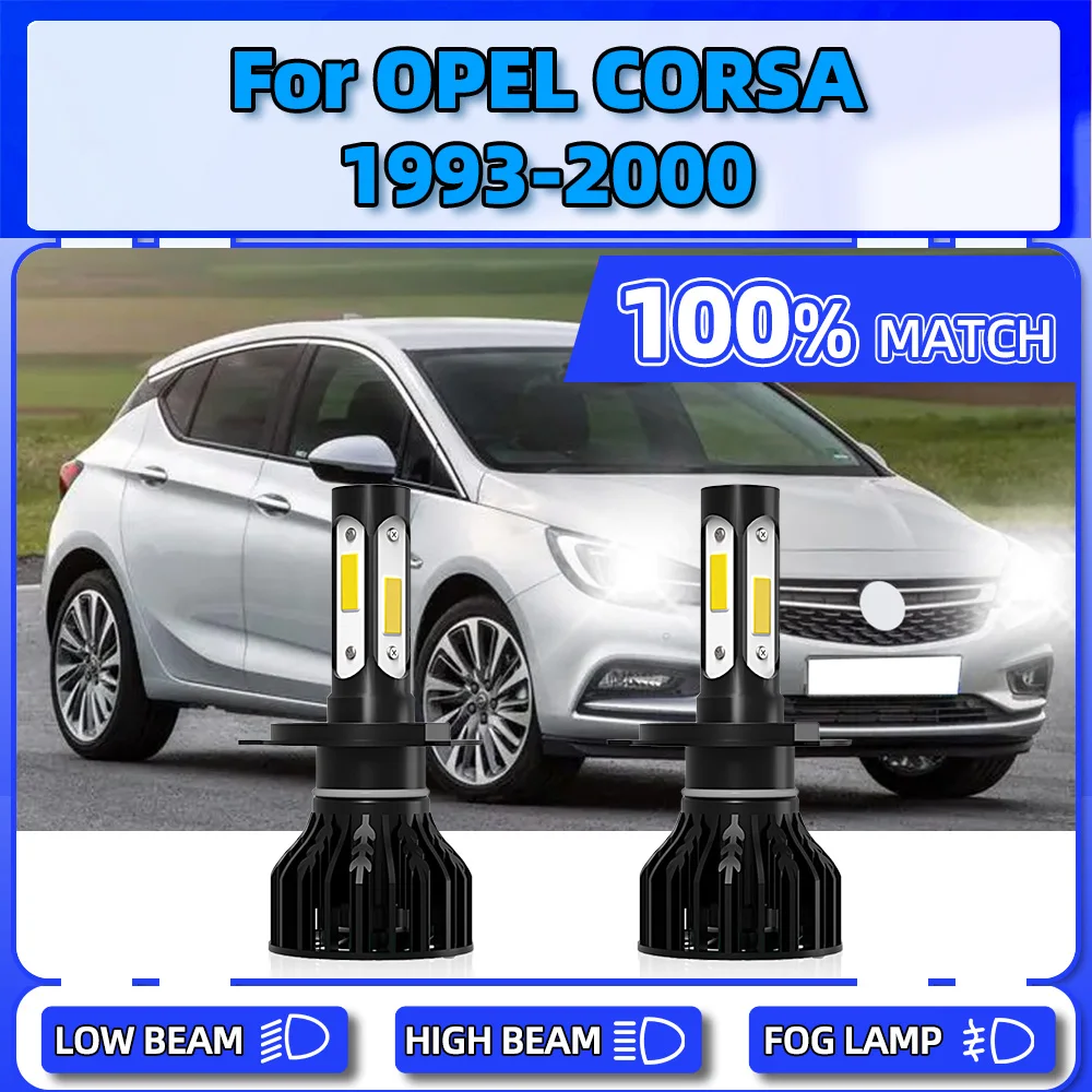 H4 LED Headlight Bulbs 20000LM High Low Beam Car Lights 12V Auto Lamps For OPEL CORSA 1993 1994 1995 1996 1997 1998 1999 2000
H4 LED Headlight Bulbs 20000LM High Low Beam Car Lights 12V Auto Lamps For OPEL CORSA 1993 1994 1995 1996 1997 1998 1999 2000