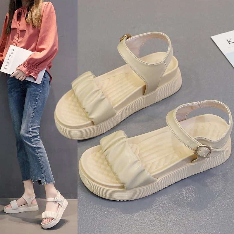 2023 New Summer Sandals All-match Shoes Thick-soled Casual Sports Fashion Ins Trendy Comfortable Thick-soled Women's Shoes
2023 New Summer Sandals All-match Shoes Thick-soled Casual Sports Fashion Ins Trendy Comfortable Thick-soled Women's Shoes