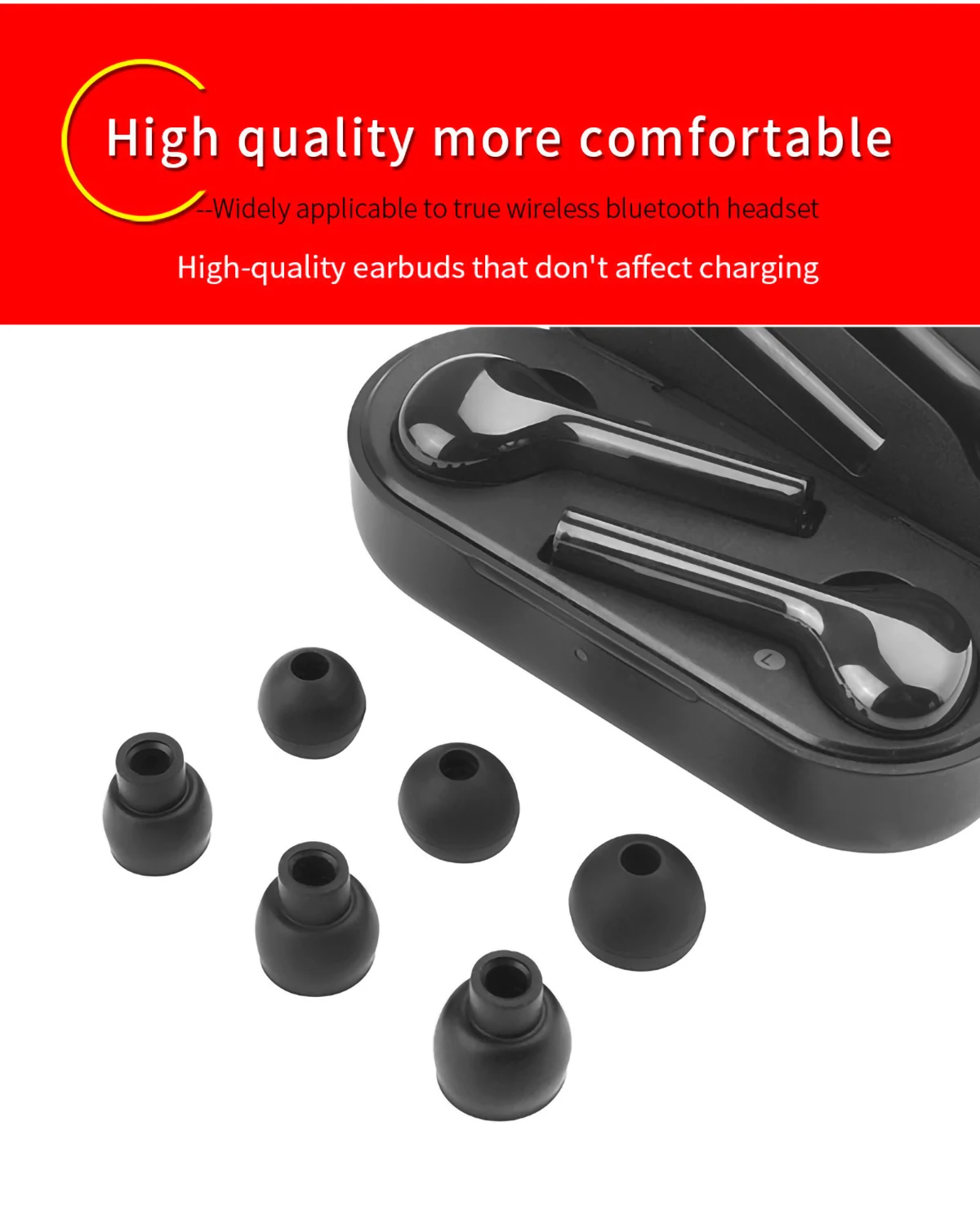 3Pairs Ear Tips for Redmi AirDots 2 Earbuds Tips AirDots XIAOMI Bluetooth Mini Eartips B&O Beoplay E8 Headphone Ear Tips 3Pairs Ear Tips for Redmi AirDots 2 Earbuds Tips AirDots XIAOMI Bluetooth Mini Eartips B&O Beoplay E8 Headphone Ear Tips