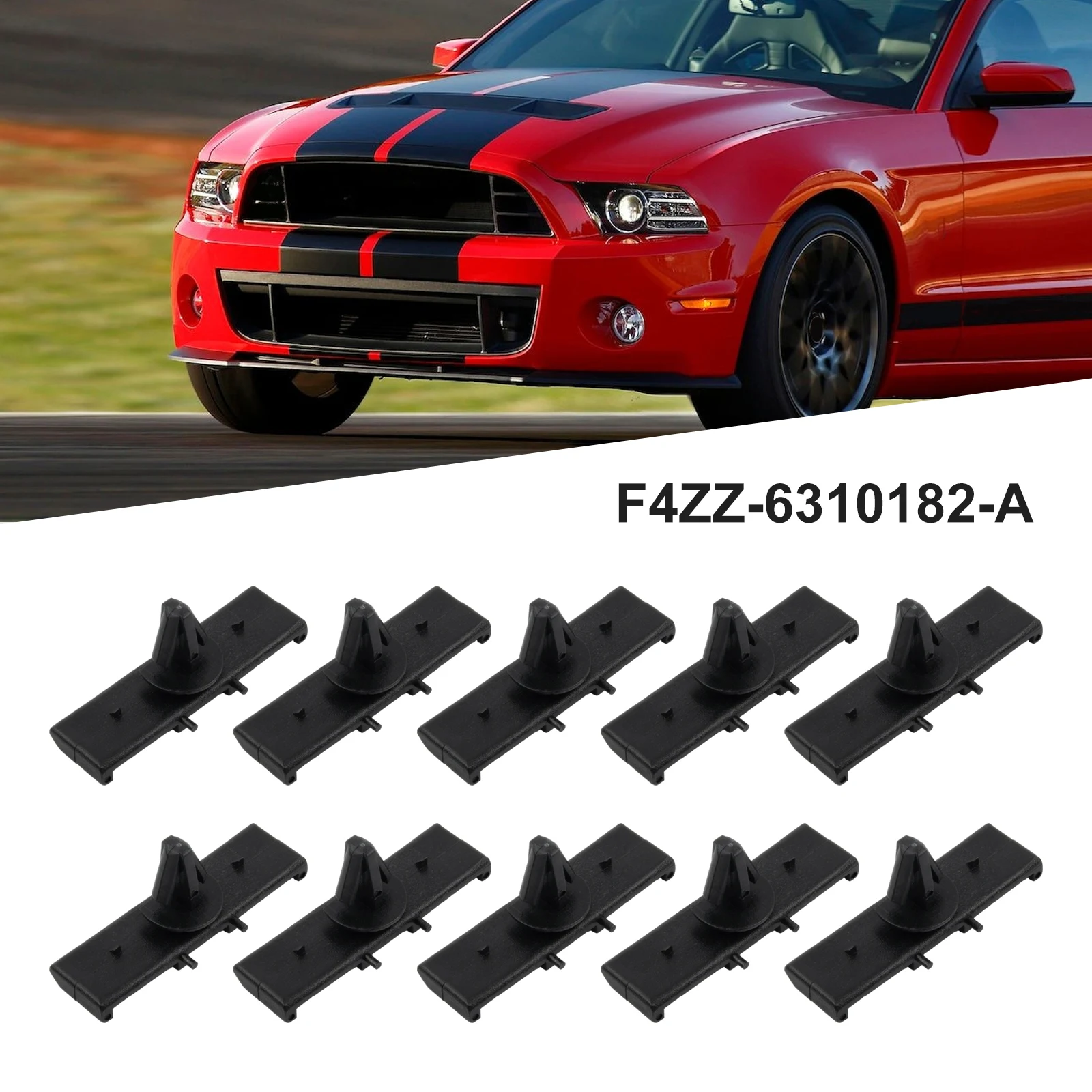 10pcs Car Clips F4ZZ-6310182-A, F4ZZ6310182A Car Wiring Harness Fixing Buckle For Ford For Mustang 1995-On Auto Accessories
10pcs Car Clips F4ZZ-6310182-A, F4ZZ6310182A Car Wiring Harness Fixing Buckle For Ford For Mustang 1995-On Auto Accessories