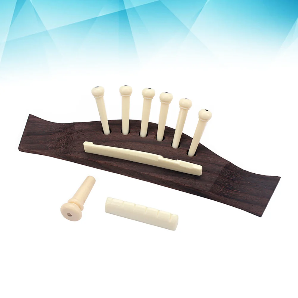 6-String Rosewood Saddle Plastic Guitar Saddle Nut Slotted Bridge Endpins for Folk Classical Acoustic Guitar Replacement Parts
6-String Rosewood Saddle Plastic Guitar Saddle Nut Slotted Bridge Endpins for Folk Classical Acoustic Guitar Replacement Parts