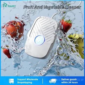 Ultrasonic Fruit And Vegetable Cleaner Protable Wireless Fruits Vegetable Washing Machine Household Outdoor Picnic Food Purifier