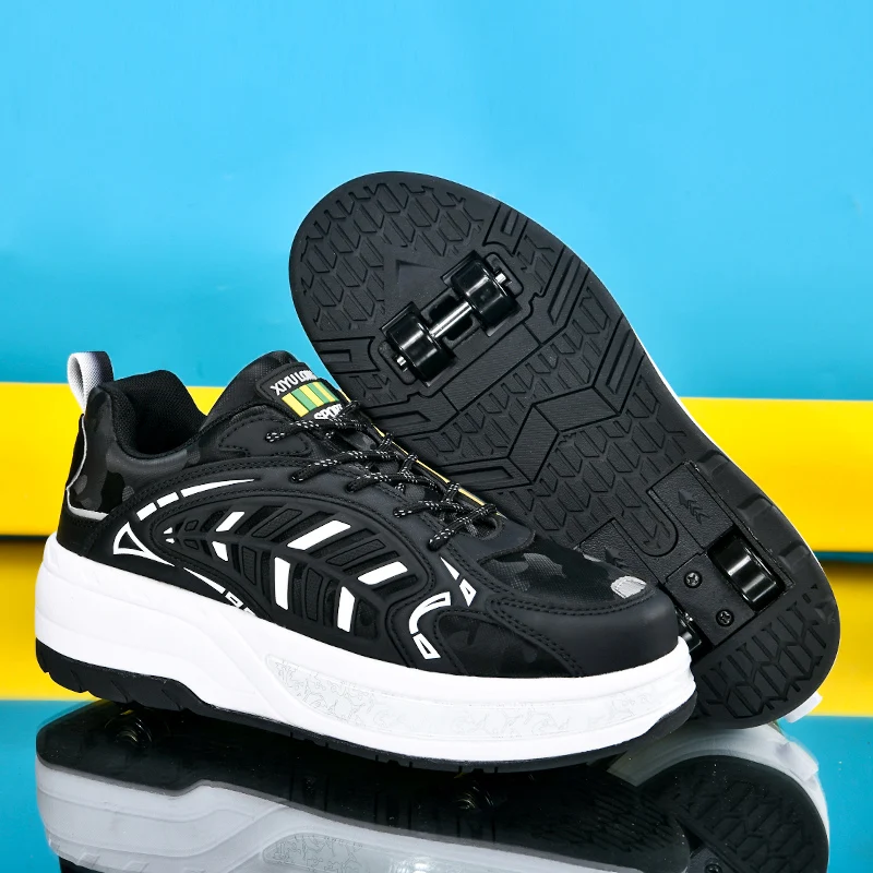 2023 New Boy Kid Sneakers Children Rage Shoes Four Wheel Breathable Walking Shoes Boys Student Double row Wheeled Pulley Shoes
2023 New Boy Kid Sneakers Children Rage Shoes Four Wheel Breathable Walking Shoes Boys Student Double row Wheeled Pulley Shoes