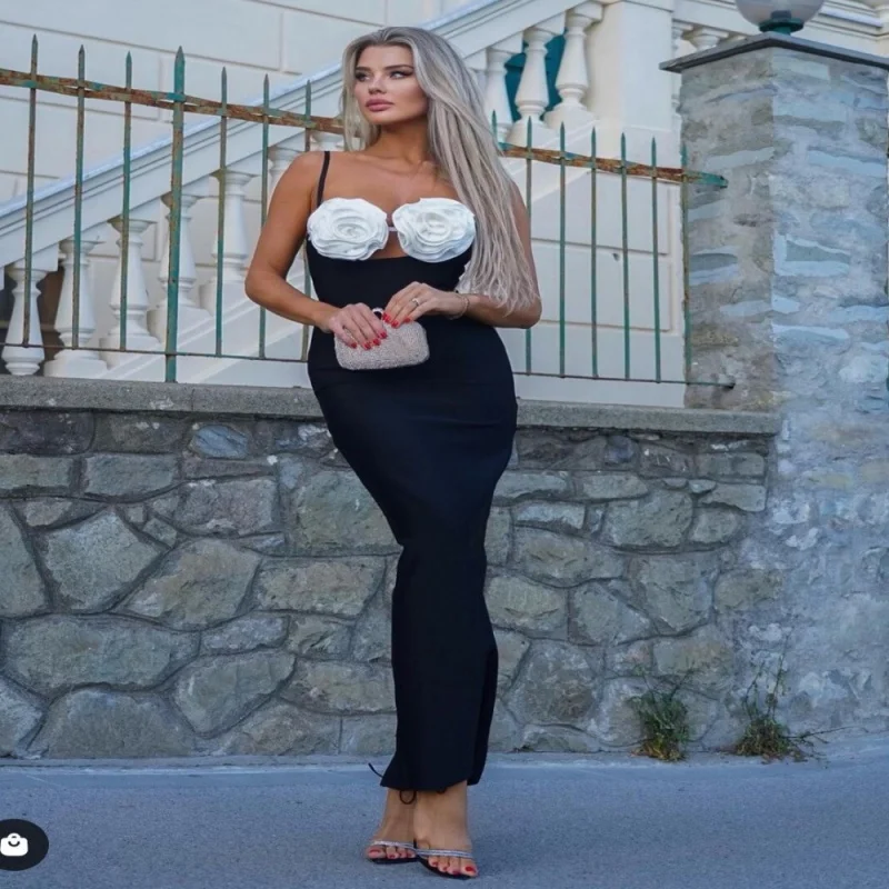 Trendy fashion 2024 cross-border trade new bandage one-piece dress hot sale European and American strap flower long Skir
Trendy fashion 2024 cross-border trade new bandage one-piece dress hot sale European and American strap flower long Skir