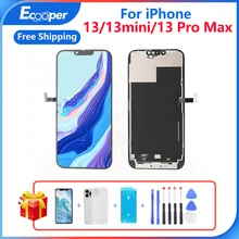 Écran OLED de remplacement pour iPhone 13 Pro Max, affichage tactile 3D, testé, qualité OEM, avec cadeau=