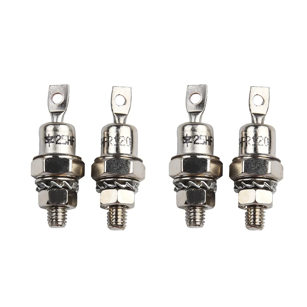 Прочный выпрямительный диод 25HFR120/25HF120 2 пары 25A 4 мм винт вперед/назад набор Серебряный для зарядки аккумулятора
Прочный выпрямительный диод 25HFR120/25HF120 2 пары 25A 4 мм винт вперед/назад набор Серебряный для зарядки аккумулятора