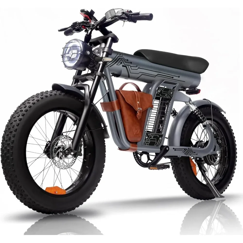 Electric Bike for Adults,Ebike1200W Brushless Motor,32MPH Commuter E Bicycle, Front/Rear Shock AbsorberDirt Electric Motorcycle
Electric Bike for Adults,Ebike1200W Brushless Motor,32MPH Commuter E Bicycle, Front/Rear Shock AbsorberDirt Electric Motorcycle