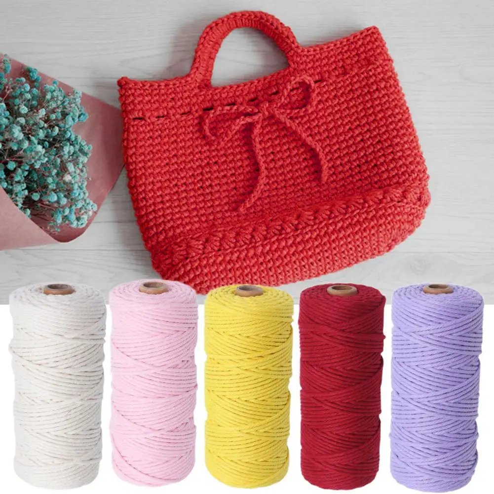 Braided Wire 100M/Roll Chic Anti-fade Eco-friendly 2mm Macrame DIY Cotton Twine Colored Thread Home Supplies
Braided Wire 100M/Roll Chic Anti-fade Eco-friendly 2mm Macrame DIY Cotton Twine Colored Thread Home Supplies