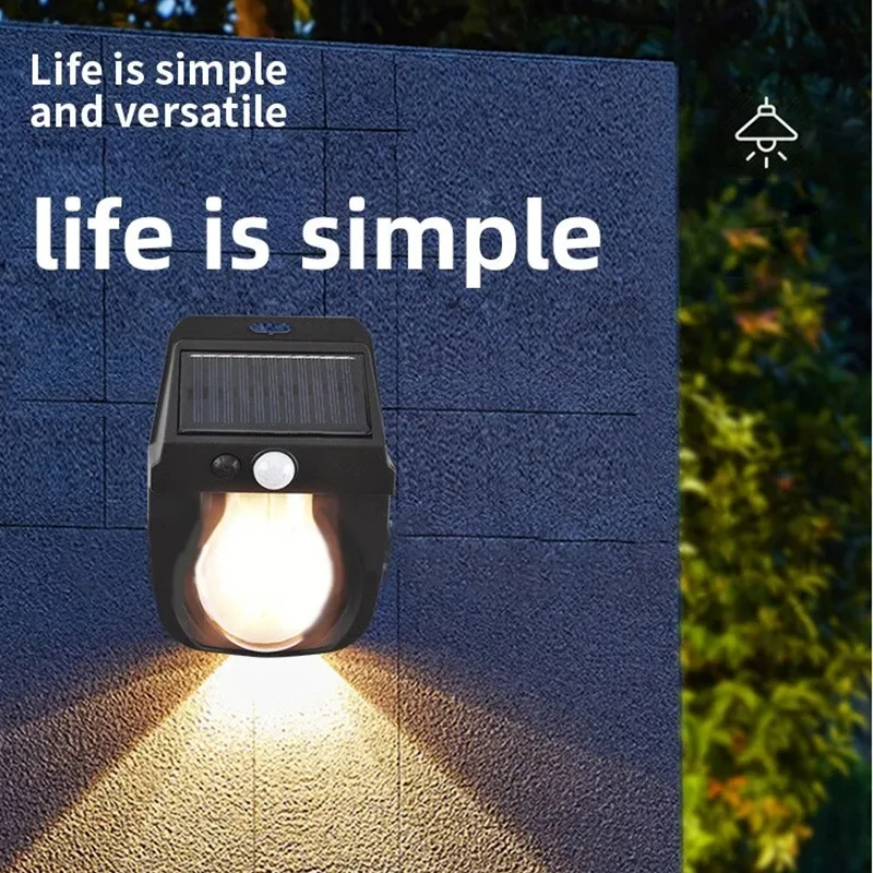 LED Solar Light Wireless Sensor Three-mode Waterproof Solar Wall Lamp Outdoor Motion Garden Decoration LED Tungsten Light Bulb
LED Solar Light Wireless Sensor Three-mode Waterproof Solar Wall Lamp Outdoor Motion Garden Decoration LED Tungsten Light Bulb