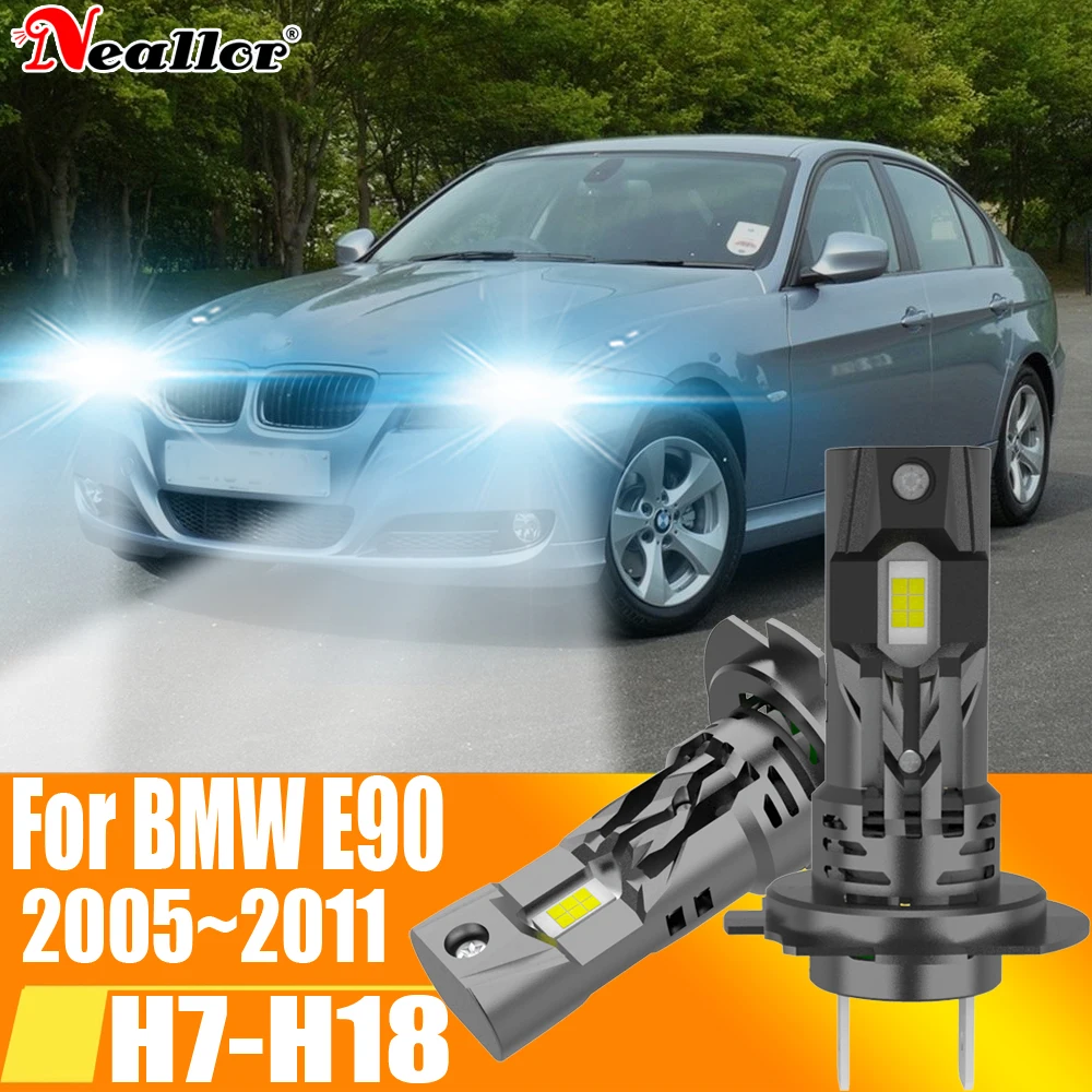 2 шт., Автомобильные светодиодные лампы H7 Canbus H18 6000K 12 В 55 Вт для BMW E90 3 2005 ~ 2011
2 шт., Автомобильные светодиодные лампы H7 Canbus H18 6000K 12 В 55 Вт для BMW E90 3 2005 ~ 2011