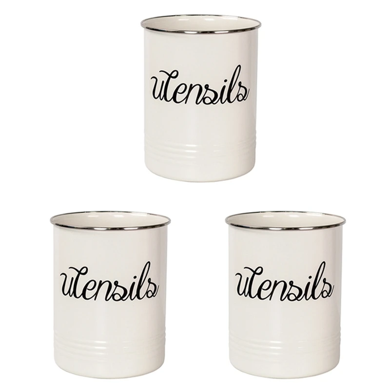 3X Kitchen Cooking Utensil Holders Kitchenware Flatware Organizer Farmhouse Decor Utensils Caddy-White
3X Kitchen Cooking Utensil Holders Kitchenware Flatware Organizer Farmhouse Decor Utensils Caddy-White