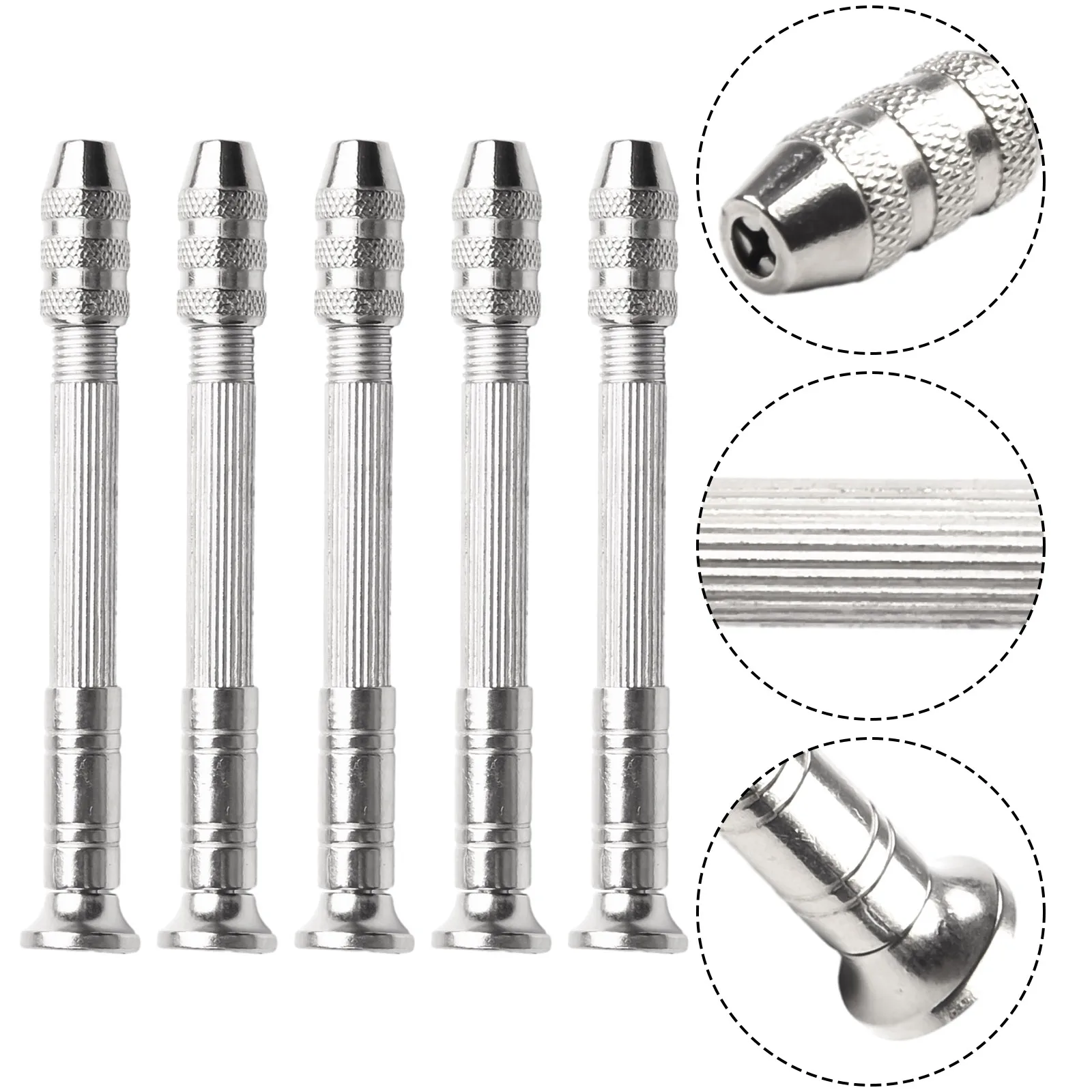 5pcs Woodworking Tools Drilling Rotary Tool Manual Tw Ist Drill Bit Aluminum Alloy 0.3-3.2mm Mini Hand Drill For Handle Tool
5pcs Woodworking Tools Drilling Rotary Tool Manual Tw Ist Drill Bit Aluminum Alloy 0.3-3.2mm Mini Hand Drill For Handle Tool