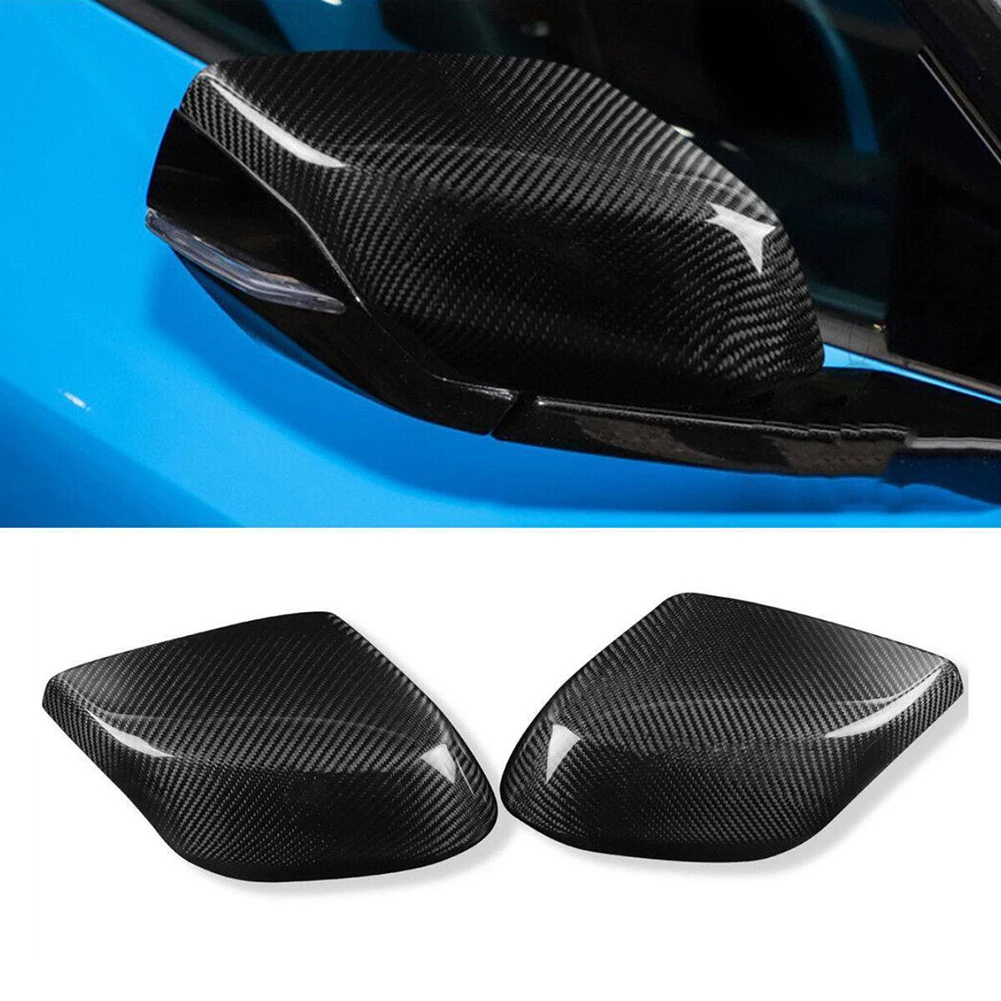 2pcs Black Carbon Fiber Rear View Mirror Covers For Chevrolet C8 For Corvette Z51 2020-23 Direct Replacement Car Accessories
2pcs Black Carbon Fiber Rear View Mirror Covers For Chevrolet C8 For Corvette Z51 2020-23 Direct Replacement Car Accessories