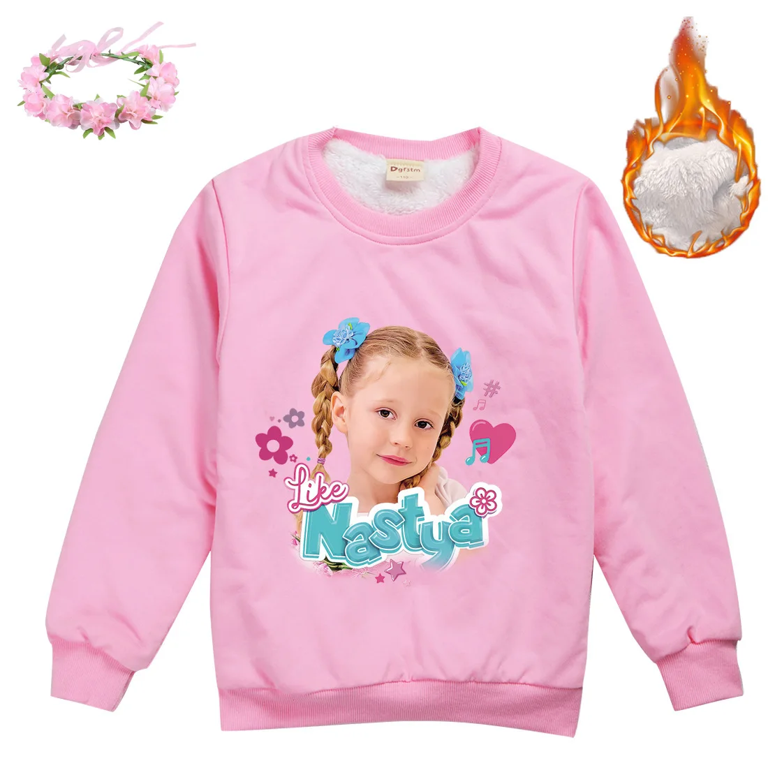Dance Like Nastya Show Clothes Kids 2023 Winter Warm Sweatshirts Baby Girls Lovely Long Sleeve Coat Boys Casual Fleece Outerwear
Dance Like Nastya Show Clothes Kids 2023 Winter Warm Sweatshirts Baby Girls Lovely Long Sleeve Coat Boys Casual Fleece Outerwear