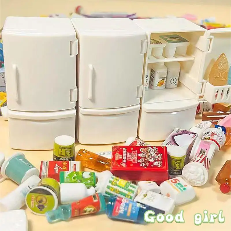 1/12 Dollhouse Miniature Fridge Cooking Bench Refrigerator Freezer Toys Model Kitchen Home Decor Doll House Furniture Accessor
1/12 Dollhouse Miniature Fridge Cooking Bench Refrigerator Freezer Toys Model Kitchen Home Decor Doll House Furniture Accessor