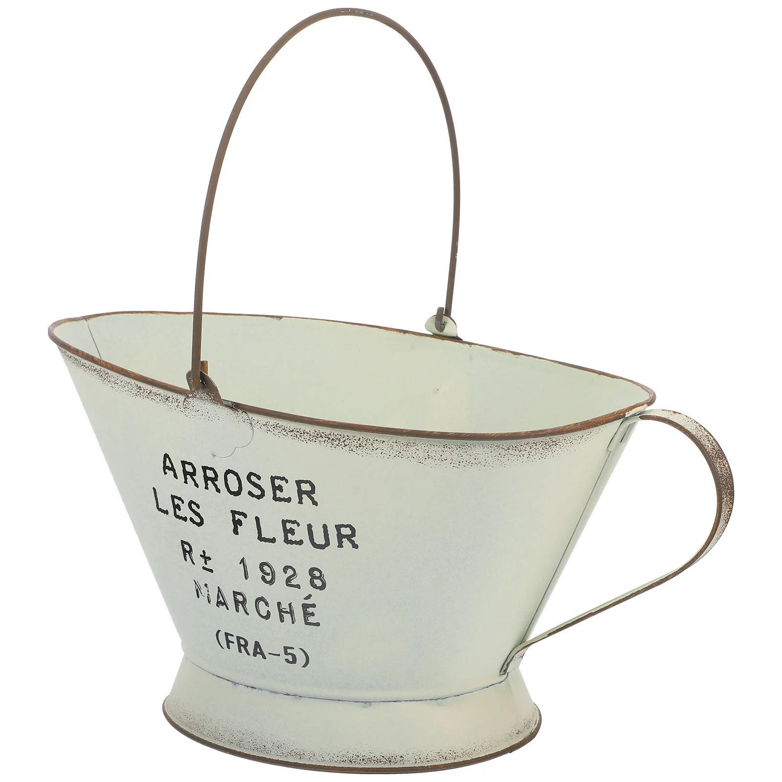 White Flower Basket House Plants Desktop Flowerpot Hanging Container Gardening Bucket French Galvanized Sheet Decor
White Flower Basket House Plants Desktop Flowerpot Hanging Container Gardening Bucket French Galvanized Sheet Decor