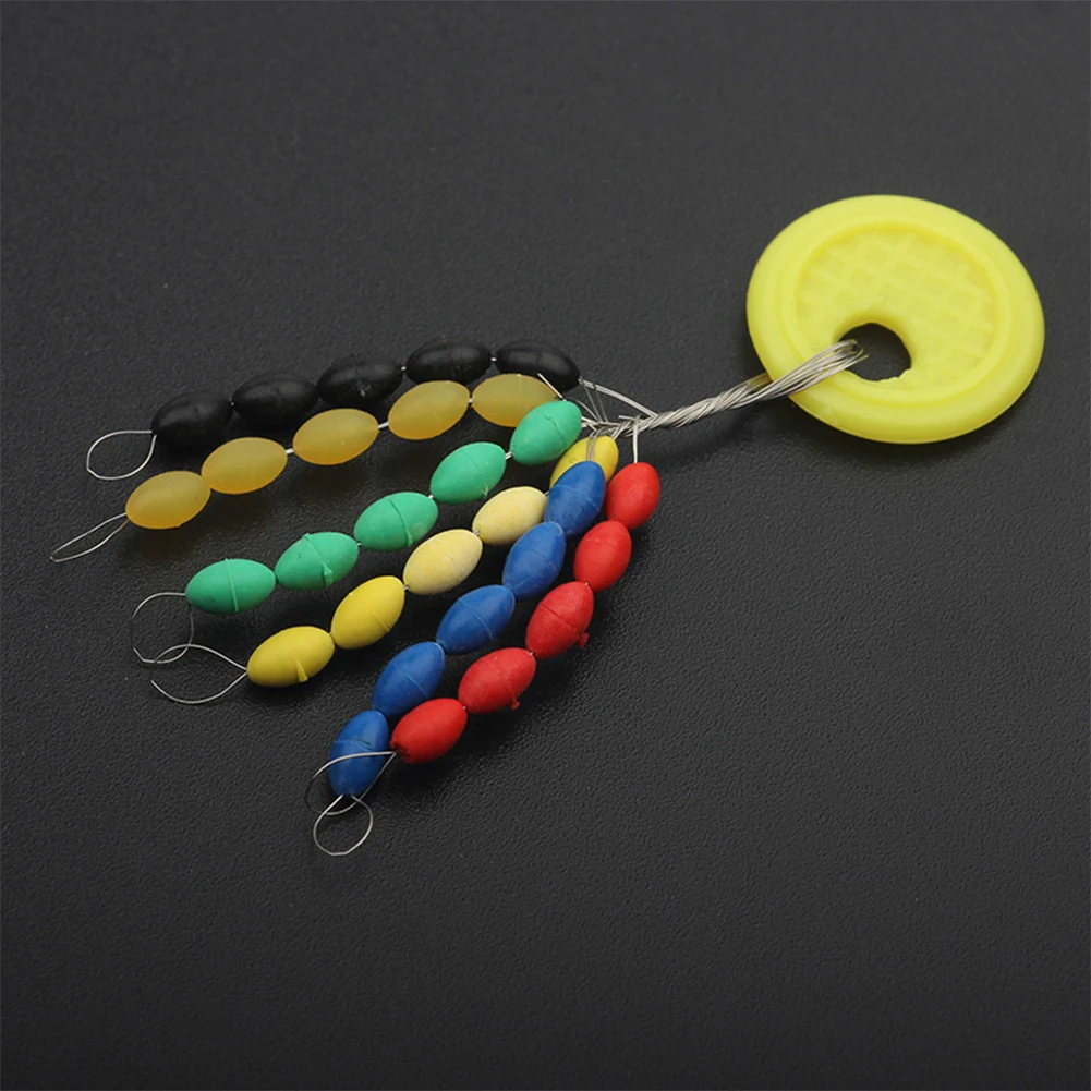 30Pcs Cylindrical Fishing Bobber Space Bean Float Rubber Bobber Beads Stopper Sinker Stops Connector Fishing Line
30Pcs Cylindrical Fishing Bobber Space Bean Float Rubber Bobber Beads Stopper Sinker Stops Connector Fishing Line