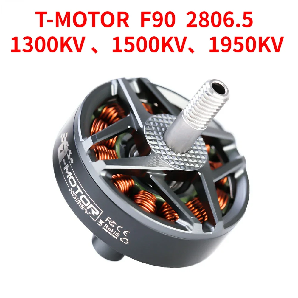 

T-MOTOR F90 2806.5 1300KV 1500KV1950KV 5-6S Long Range Brushless Motor for RC FPV Racing Freestyle 5/6/7inch Long Range Drones