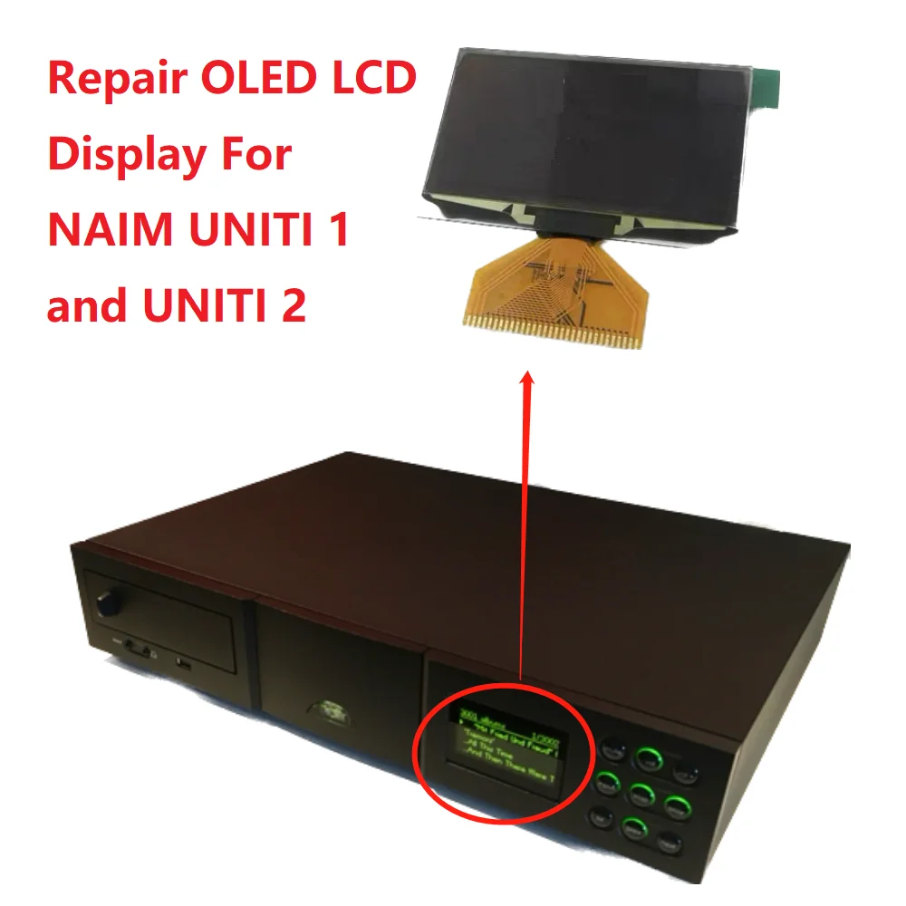 2.42 inch UT-0205-P18 LCD Display module For audio players All-in-one NAIM UNITI 1 and NAIM UNITI 2 OLED Screen Replacement
2.42 inch UT-0205-P18 LCD Display module For audio players All-in-one NAIM UNITI 1 and NAIM UNITI 2 OLED Screen Replacement