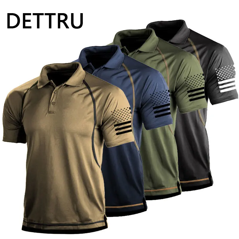 DETTRU Summer Set Men's T-Shirts Outdoor Activities Tactical Sports Polo Collar Bottoming Sweatshirts
DETTRU Summer Set Men's T-Shirts Outdoor Activities Tactical Sports Polo Collar Bottoming Sweatshirts