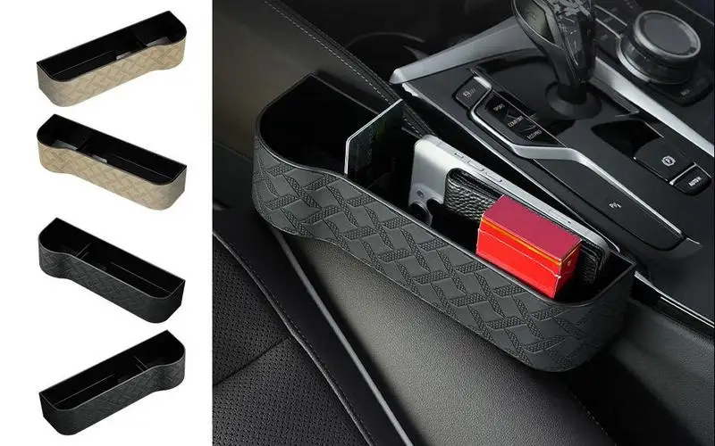 Car Seat Side Filler Multiple Purposes Delicate Design Anti-Slip Auto Centre Console Seat Storage Box For Cars Autos Phones
Car Seat Side Filler Multiple Purposes Delicate Design Anti-Slip Auto Centre Console Seat Storage Box For Cars Autos Phones
