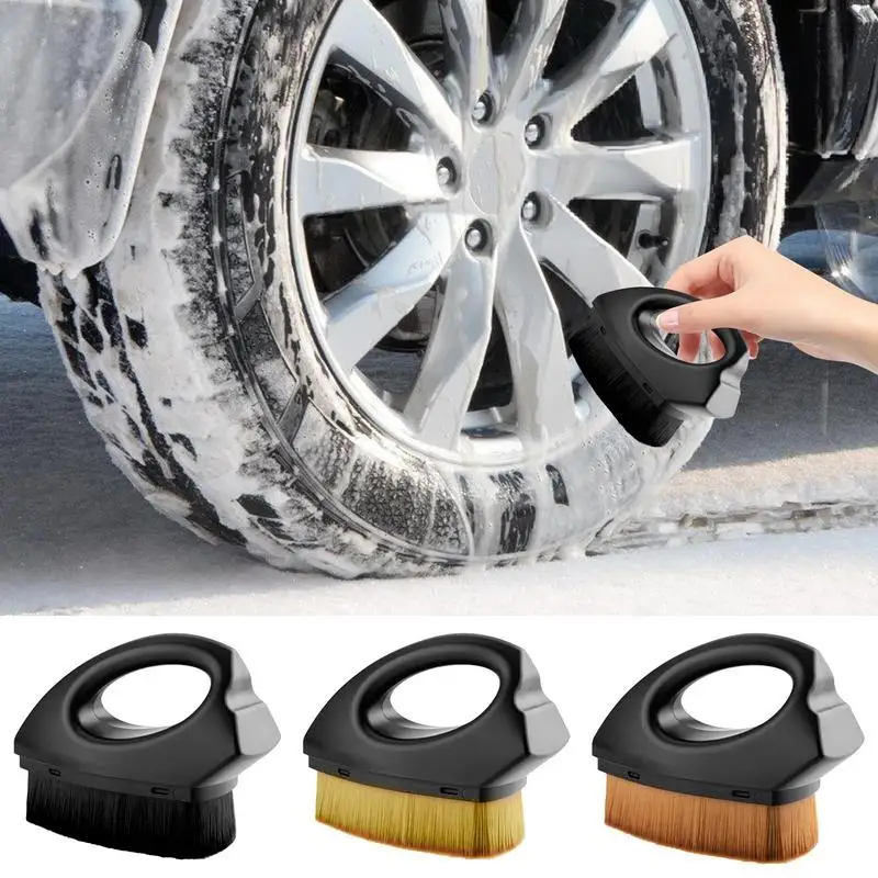 

Car Tire Rim Brush Wheel Hub Cleaning Brushes Auto Wheel Cleaning Brushes Detailing Accessories for Trucks SUVs Motorcycles