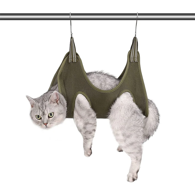 Cat Grooming Hammock Anti Scratch Bite Fixed Bag Cat Grooming Helper for Trimming Nail and Ear/Eye Care Cat Accessories Pet
Cat Grooming Hammock Anti Scratch Bite Fixed Bag Cat Grooming Helper for Trimming Nail and Ear/Eye Care Cat Accessories Pet