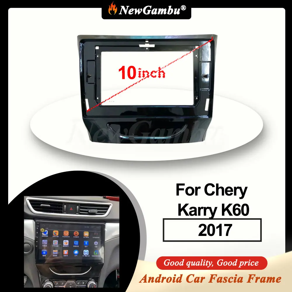 NewGambu 10 дюймов для Chery Karry K60 2017 рамка аудио адаптер комплекты отделки панели приборной панели Радио экран 2 Din
NewGambu 10 дюймов для Chery Karry K60 2017 рамка аудио адаптер комплекты отделки панели приборной панели Радио экран 2 Din
