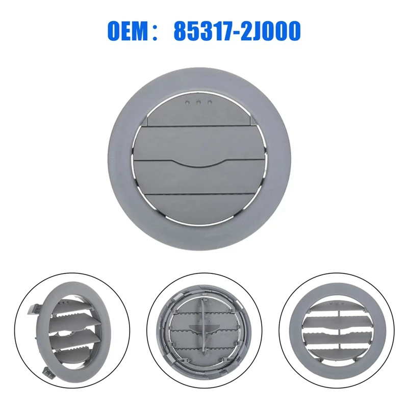 853172J000 решетка вентиляционного отверстия для автомобиля, серая решетка на крышу для Kia Sedona Carnival Borrego 2006-2014, запчасти
853172J000 решетка вентиляционного отверстия для автомобиля, серая решетка на крышу для Kia Sedona Carnival Borrego 2006-2014, запчасти