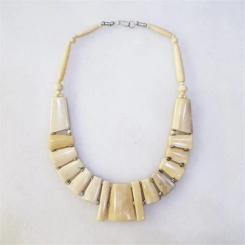 Collier ethnique tibétain poli à la main, plusieurs modèles, naturel, Sophia, déclaration, colliers de la présidence, TNL206 6