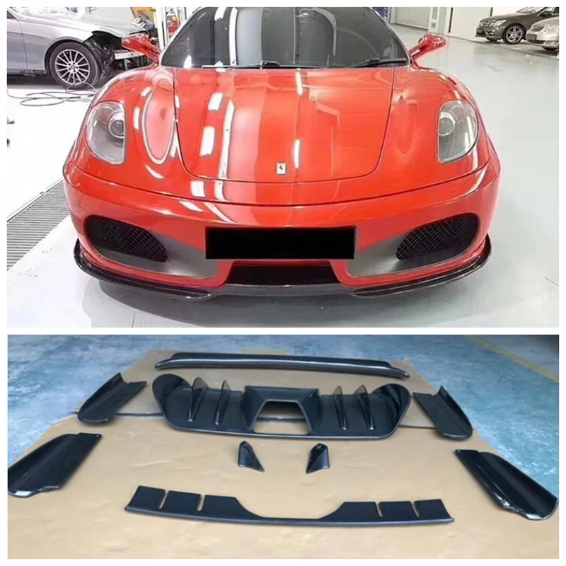 For Ferrari F430 2005-2009 Real Carbon Fiber Bumper Front Lip Splitter+ Rear Diffuser+Side Skirt+ Spoiler+ Engine Hood Protector
For Ferrari F430 2005-2009 Real Carbon Fiber Bumper Front Lip Splitter+ Rear Diffuser+Side Skirt+ Spoiler+ Engine Hood Protector