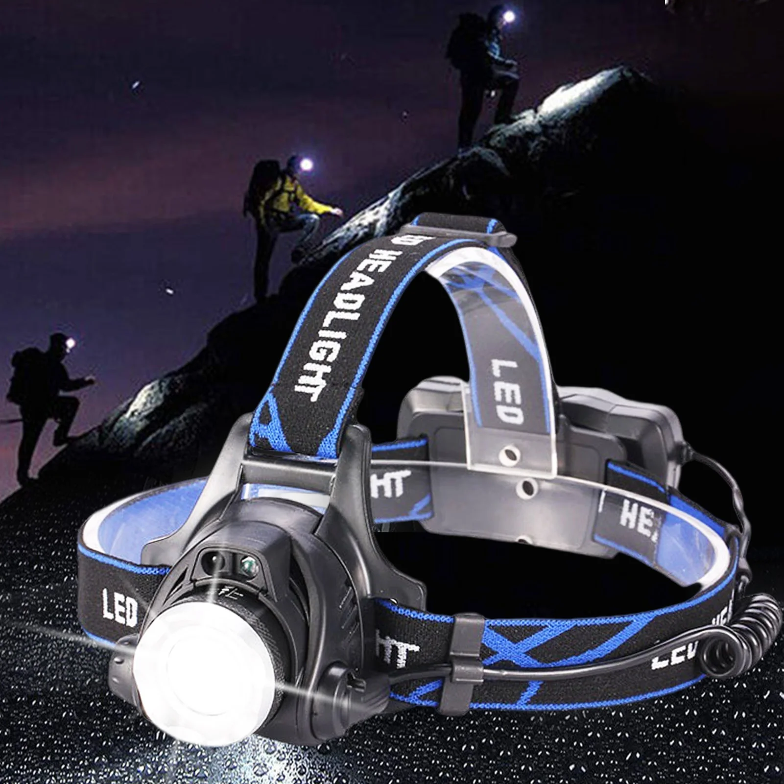 Super 15000LM LED Headlamp T6/L2/V6 Zoomable Head lamp Flashlight Torch Headlight Lanterna With LED Body Motion Sensor for Camp
Super 15000LM LED Headlamp T6/L2/V6 Zoomable Head lamp Flashlight Torch Headlight Lanterna With LED Body Motion Sensor for Camp