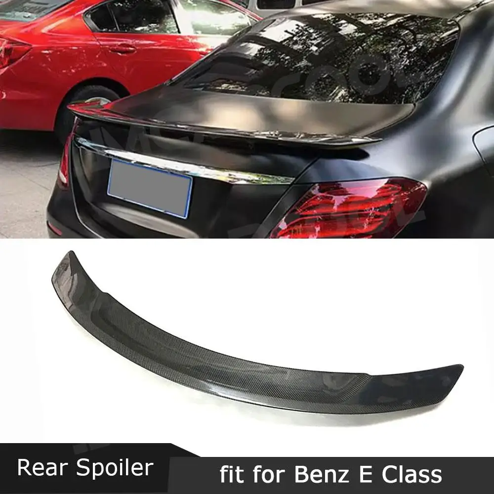 For Benz E Class W213 E63 AMG Sedan 2017 2018 2019 Rear Trunk Spoiler Wing Carbon Fiber FRP Car Accessoreies External Decoration
For Benz E Class W213 E63 AMG Sedan 2017 2018 2019 Rear Trunk Spoiler Wing Carbon Fiber FRP Car Accessoreies External Decoration