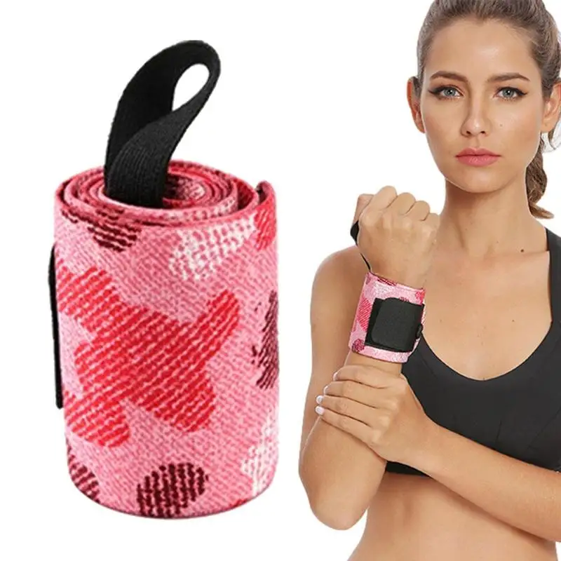 

Weight Lifting Wrist Wraps Wrist Compression Straps Elastic Lifting Straps With Thumb Ring Gym Training Wrist Guard For