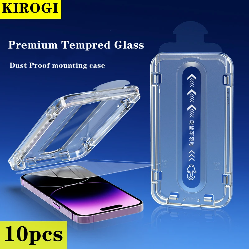10Premium Screen Protector Tempered Glass Edge To Edge Full Cover Easy Install Auto-Dust Removal Kit for iPhone 14 13 12 Pro Max
10Premium Screen Protector Tempered Glass Edge To Edge Full Cover Easy Install Auto-Dust Removal Kit for iPhone 14 13 12 Pro Max