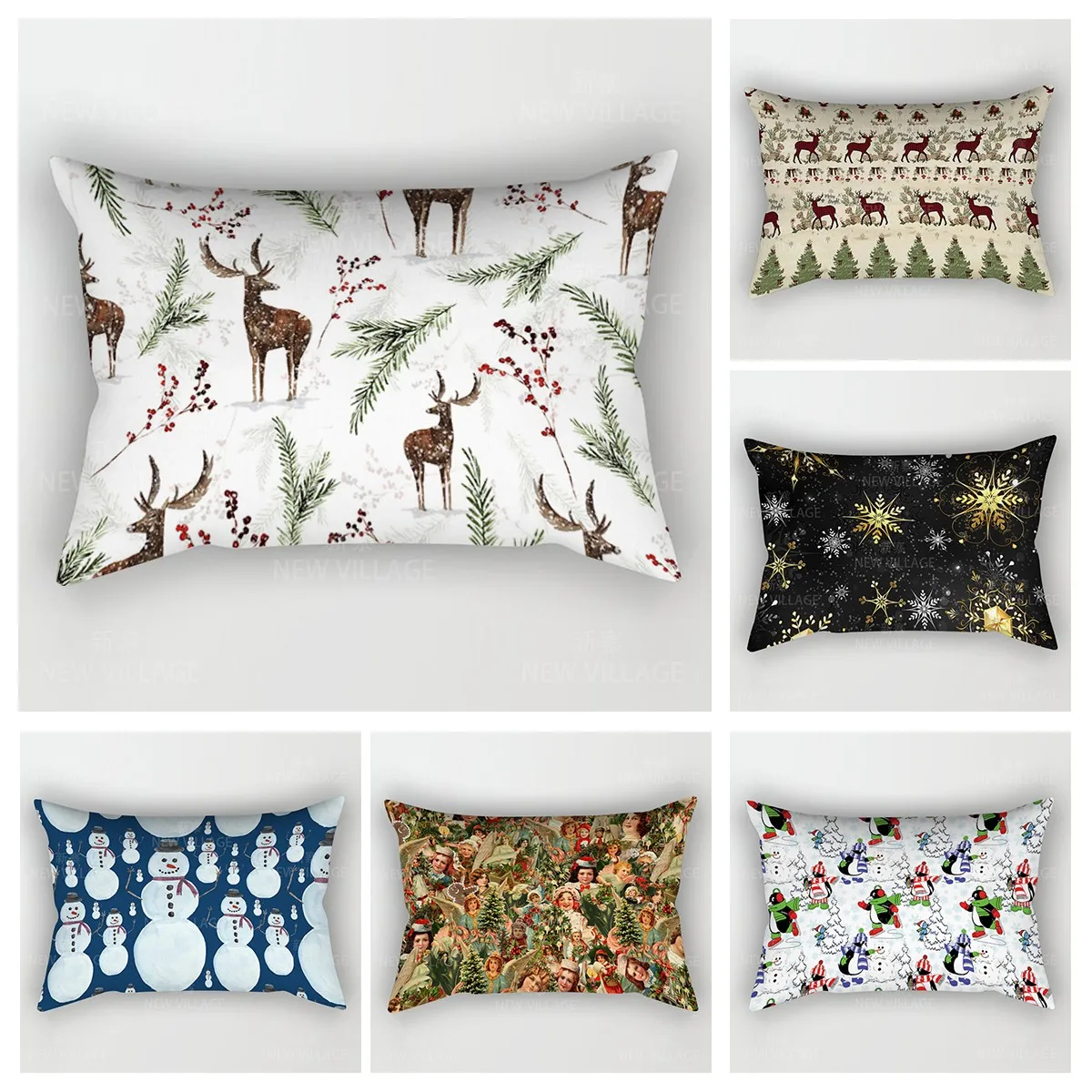 Christmas series pillowcase, sofa cushion cover, home holiday celebration decoration pillowcase, customizable 30x50, 40x60
Christmas series pillowcase, sofa cushion cover, home holiday celebration decoration pillowcase, customizable 30x50, 40x60
