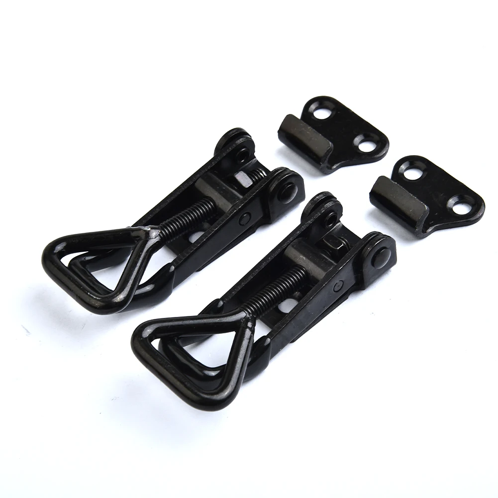 2/4pcs Toggle Clamp High Carbon Steel GH-4001 Latch Type Quick Fixture 220lbs For Box Cabinet Door Vehicles Locker Hand Tool
2/4pcs Toggle Clamp High Carbon Steel GH-4001 Latch Type Quick Fixture 220lbs For Box Cabinet Door Vehicles Locker Hand Tool