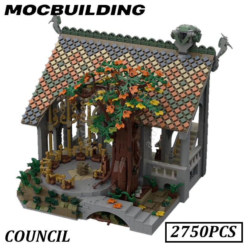 

Movie Council Scenes Middle Earth Lord Model MOC Building Blocks Bricks Display Construction Toys Birthday Gifts Present