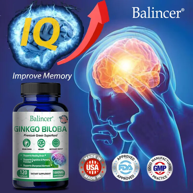 Ginkgo Extract Capsules – Helps improve cognition and memory, supports stress and anxiety, and promotes circulatory health
Ginkgo Extract Capsules – Helps improve cognition and memory, supports stress and anxiety, and promotes circulatory health