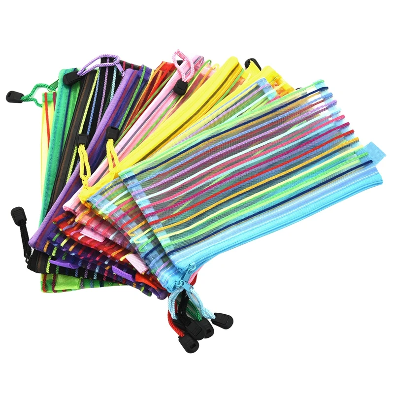 A6 Zipper Mesh Pouch, Colorful Pencil Pen Bag Document Bag Storage Pouch For Travel Makeup, Offices Supplies, Travel Accessories
A6 Zipper Mesh Pouch, Colorful Pencil Pen Bag Document Bag Storage Pouch For Travel Makeup, Offices Supplies, Travel Accessories