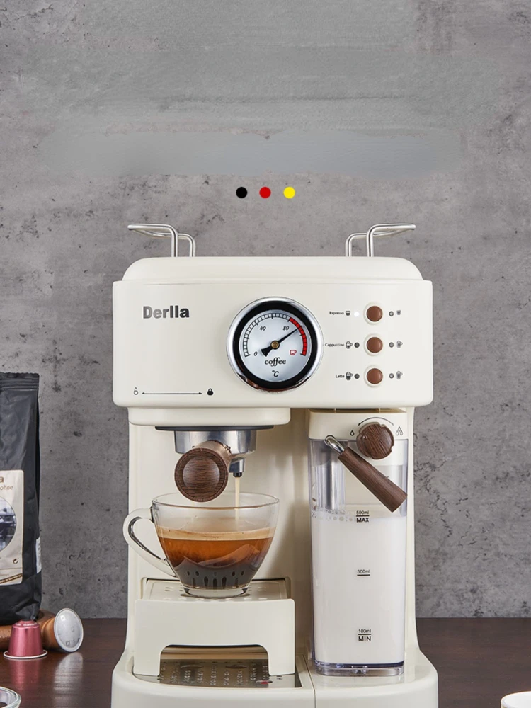 

Full & Semi Automatic Italian Coffee Machine Household Small Foam