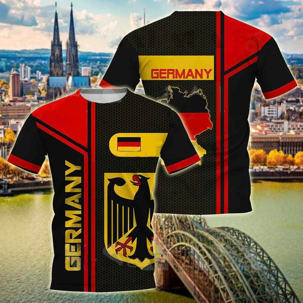 German Men T-shirt Street Casual Top German Flag Printing Oversize O-neck T-shirt For Men Fashion Loose Male Clothing 
German Men T-shirt Street Casual Top German Flag Printing Oversize O-neck T-shirt For Men Fashion Loose Male Clothing