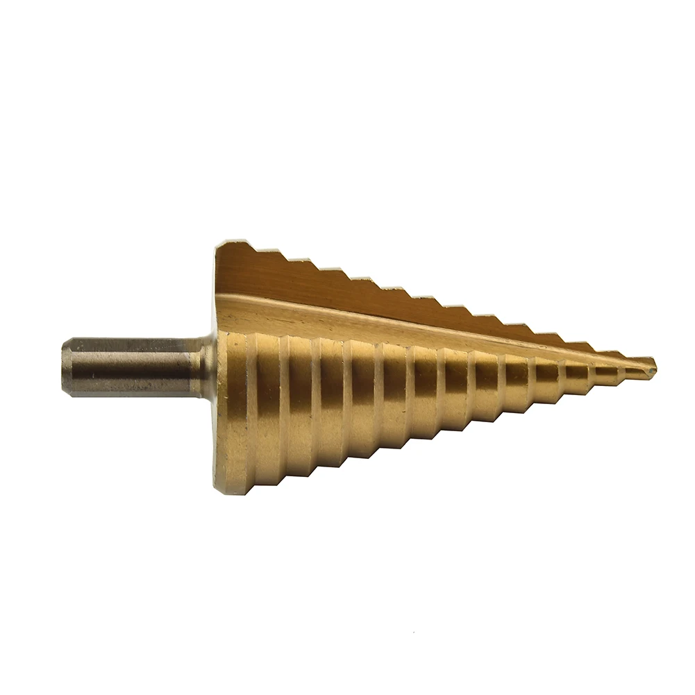 4-42mm HSS 4241 Titanium Coated Step Drill Bit For Drilling Power Tools Accessory Wood Hole Cutter Cone Drill Hole Cutter
4-42mm HSS 4241 Titanium Coated Step Drill Bit For Drilling Power Tools Accessory Wood Hole Cutter Cone Drill Hole Cutter