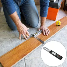 Electronic Level 360 Degree Angle Finder T Bevel Gauge Digital Protractor Inclinometer Ruler Sliding LCD Display Stainless Steel
Electronic Level 360 Degree Angle Finder T Bevel Gauge Digital Protractor Inclinometer Ruler Sliding LCD Display Stainless Steel