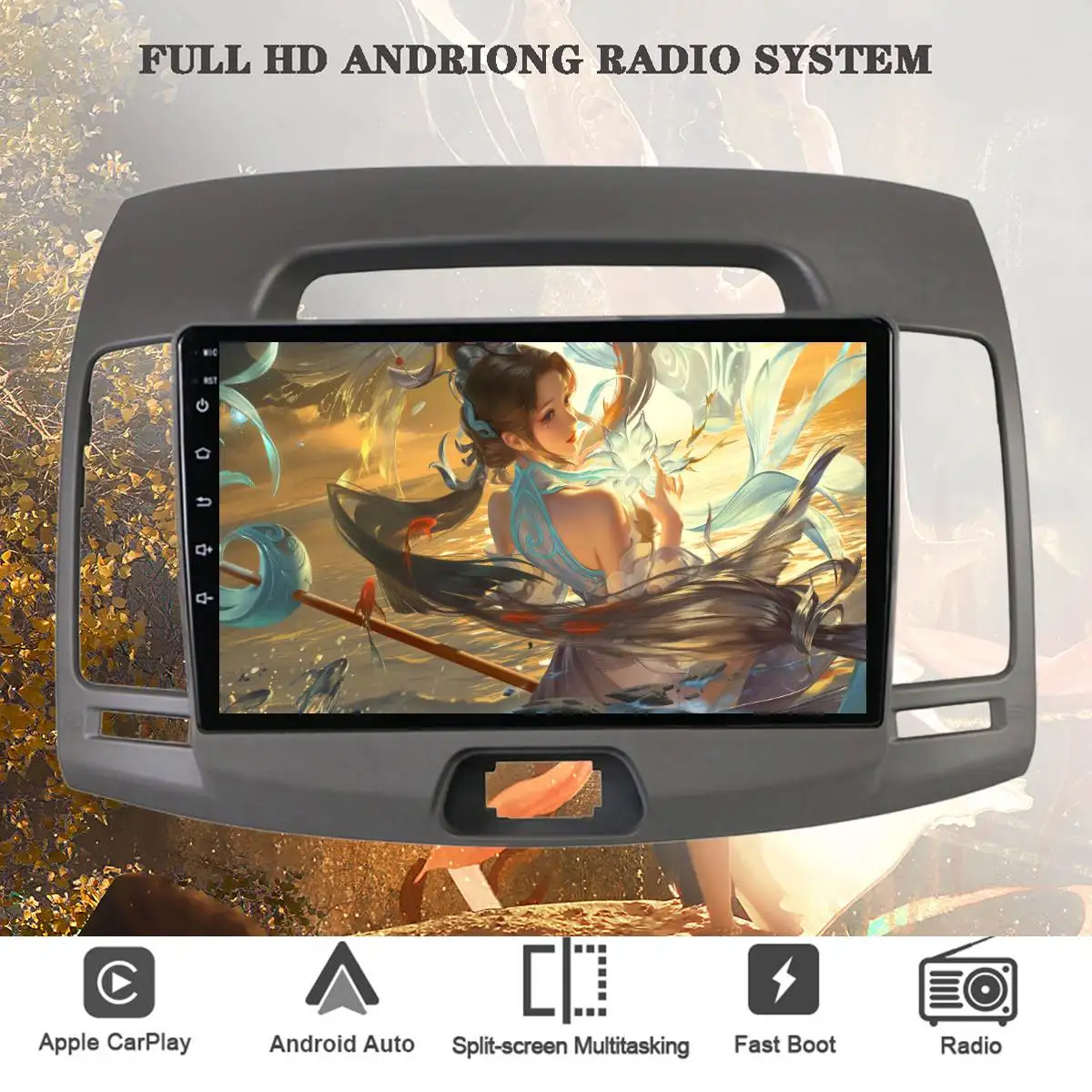 Автомобильный мультимедийный DVD-видеопроигрыватель на Android 13, 8 ГБ + 128 ГБ для Hyundai Elantra 2007-2011, GPS-навигация, радио, FM, AM, CD, рулевое управление, Carplay, RDS, DSP, BT
Автомобильный мультимедийный DVD-видеопроигрыватель на Android 13, 8 ГБ + 128 ГБ для Hyundai Elantra 2007-2011, GPS-навигация, радио, FM, AM, CD, рулевое управление, Carplay, RDS, DSP, BT