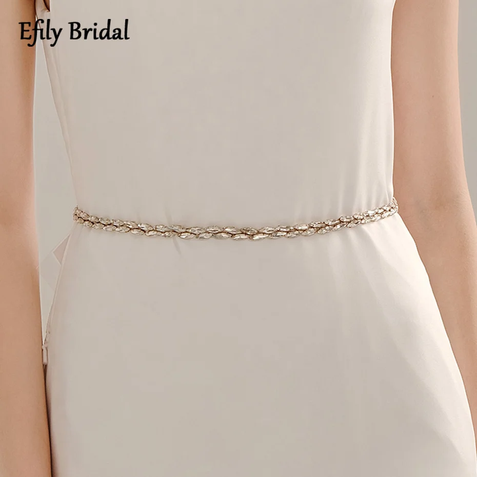 Efily Thin Leaf Rhinestone Bridal Belt Accessories Wedding Party Evening Dress Crystal Bride Sash Belt for Women Bridesmaid Gift
Efily Thin Leaf Rhinestone Bridal Belt Accessories Wedding Party Evening Dress Crystal Bride Sash Belt for Women Bridesmaid Gift