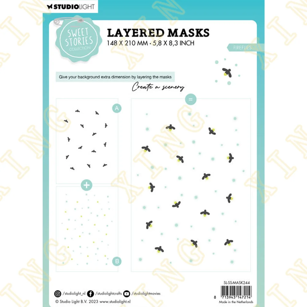 Fireflies New Arrival Decor DIY Layering Stencils Graphics Painting Scrapbooking Stamp Ornament Album Embossed Template Reusable
Fireflies New Arrival Decor DIY Layering Stencils Graphics Painting Scrapbooking Stamp Ornament Album Embossed Template Reusable